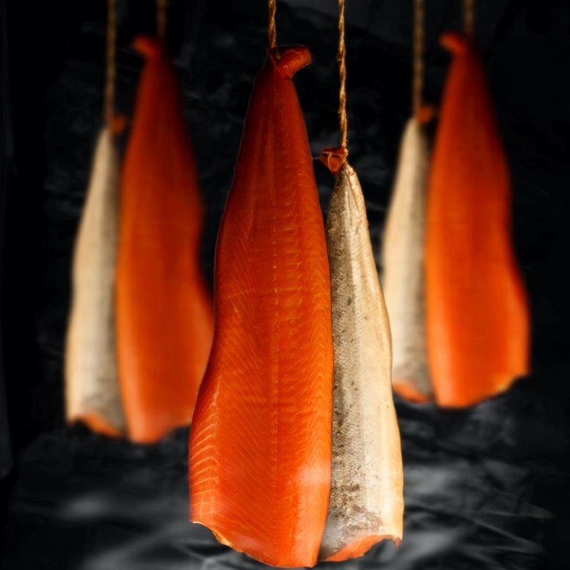 ROPE HUNG OAK SMOKED SALMON